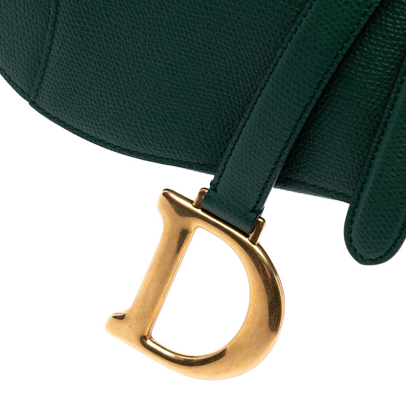 Pre-Loved Dior Mini Grained Calfskin Saddle Bag - Picture 7 of 8